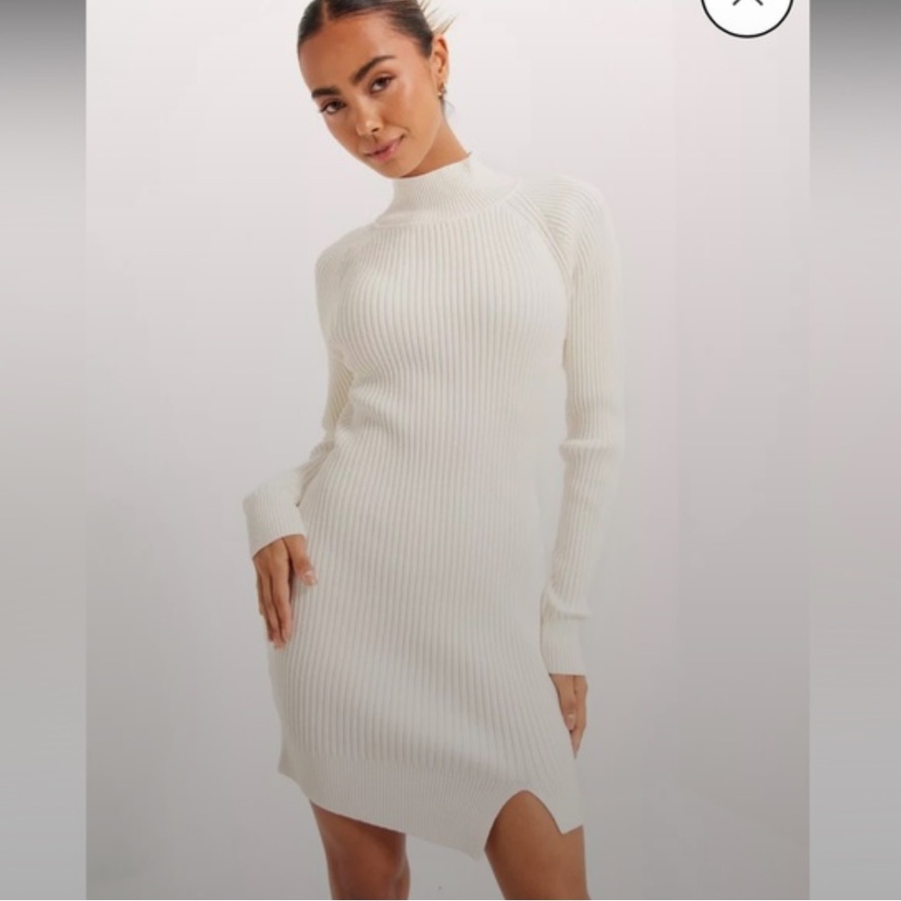 Bardot Off-White Ribbed Knitwear